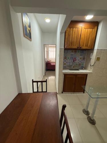 Kuchyň nebo kuchyňský kout v ubytování 1 Quarto até 4 Hospedes