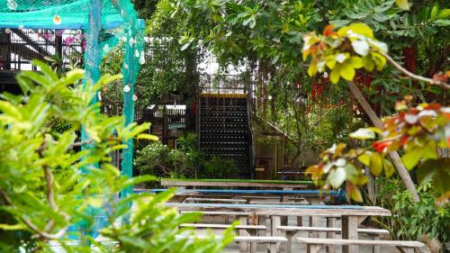 Zahrada ubytování Stop And Go Làng Chài Bàu Trắng