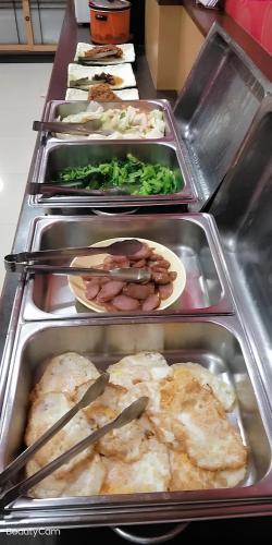 Jídlo v motelu nebo okolí