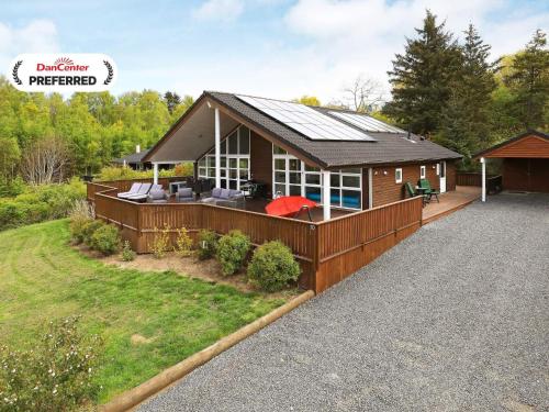 Zahrada ubytování 8 person holiday home in Skals