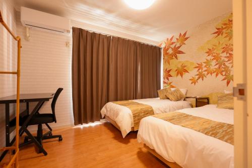 Spacious 3BR Apartment for 8 guests near Namba with Free WiFi