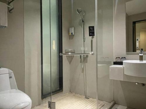 Koupelna v ubytování City Comfort Inn Huangshi Yangxin Mingyuewan Park