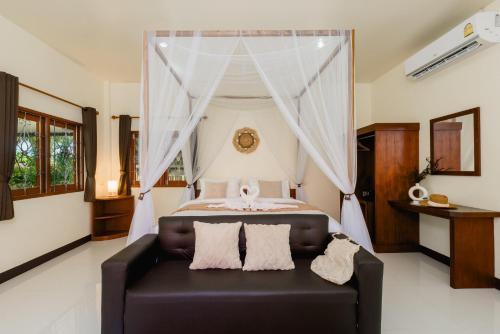 Χώρος καθιστικού στο Green Garden House