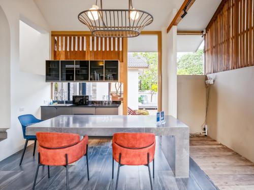 Η κουζίνα ή μικρή κουζίνα στο The Arch Casa - Design Hotel Pai