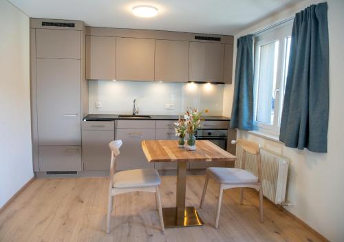 Η κουζίνα ή μικρή κουζίνα στο Aurora Studio for 2 - Lenzerheide