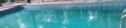 a close up of a swimming pool at ETERNA Homestay Rackad in Mūvattupula