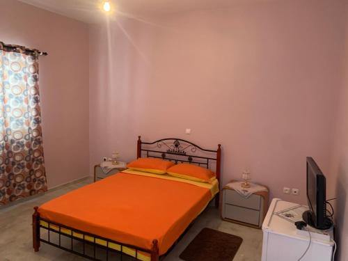 Postel nebo postele na pokoji v ubytování CA FILO