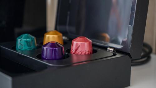 a group of four colored caps on a computer monitor at Sugar Marina Resort-LAGOON-Villas, Naiyang Beach in Nai Yang Beach