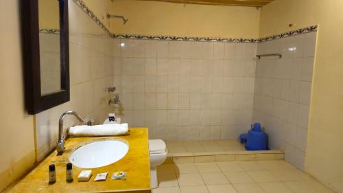 Koupelna v ubytování Dune safari camp & resort