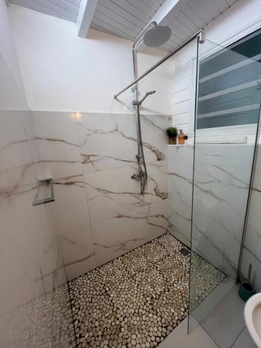 Koupelna v ubytování Chez TOONS