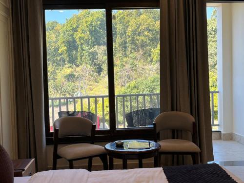 Balkón nebo terasa v ubytování The Gooseneck Hotel and Restaurant