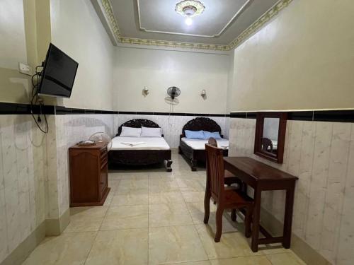 Postel nebo postele na pokoji v ubytování Mohaleap Shanghai Guest House