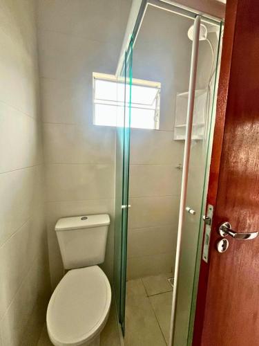 Koupelna v ubytování Apartamento com vista na Trindade