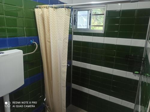 Koupelna v ubytování Ambar