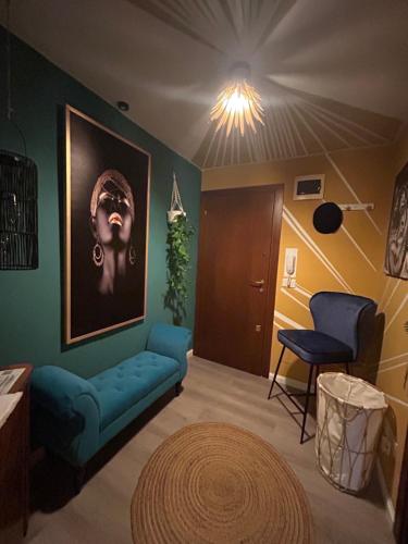 منطقة جلوس في Family House di Genny e Nicola small suite