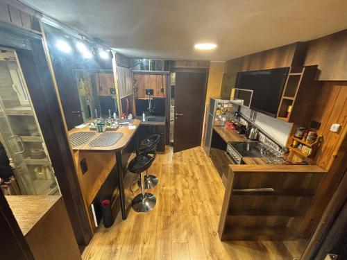 Η κουζίνα ή μικρή κουζίνα στο Apartman u Jevrejskoj