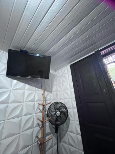 TV a/nebo společenská místnost v ubytování hostel 148