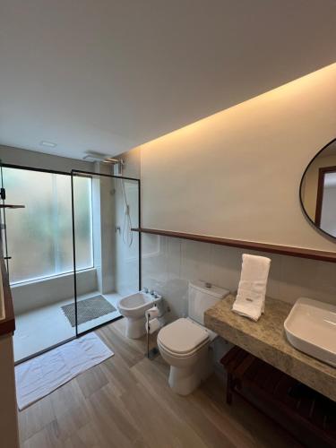 Koupelna v ubytování Residência Vittoria