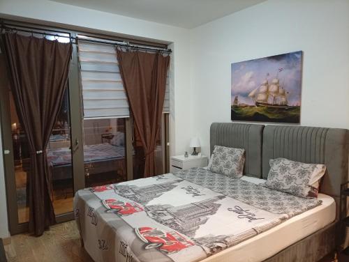 Ένα ή περισσότερα κρεβάτια σε δωμάτιο στο A Beograd na vodi Pozovite za info o nacinu preuzimanja kljuca i vremenu ulaska