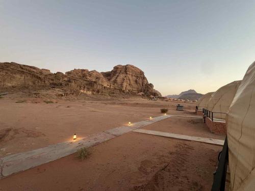 Paisaje cerca de este tented camp