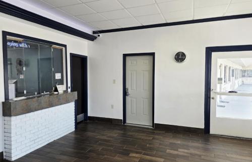 Koupelna v ubytování Washington Motel