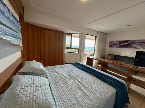 En eller flere senge i et værelse på MoviHosts Mirador Suítes