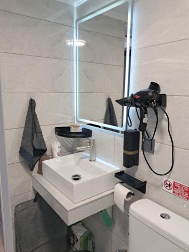 Koupelna v ubytování Villa Nicole