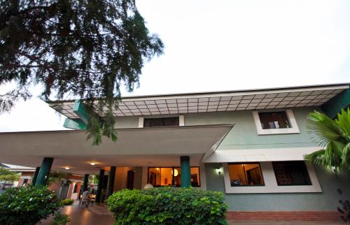 a building with the front of the building at Nordic Villa in Abuja