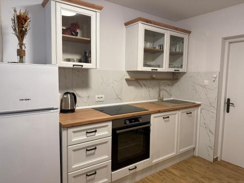 Η κουζίνα ή μικρή κουζίνα στο Kuća za odmor Mirai