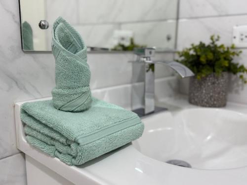 Koupelna v ubytování Blue Hole Breeze 5mins Blue Hole 10mins Beach