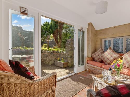 Χώρος καθιστικού στο Mary Cottage