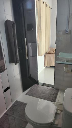 Koupelna v ubytování Marajó Suítes