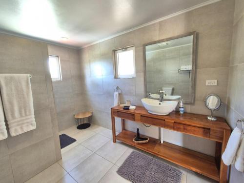 Koupelna v ubytování Villa Saliña