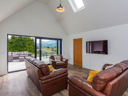 Et opholdsområde på Stepps Cottage