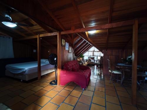 Postel nebo postele na pokoji v ubytování Residencial Bora