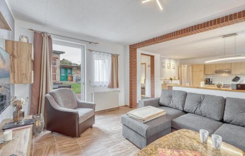 Kuchyň nebo kuchyňský kout v ubytování Ferienhaus Bansin Seebad