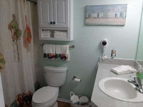 Koupelna v ubytování Island Cabana