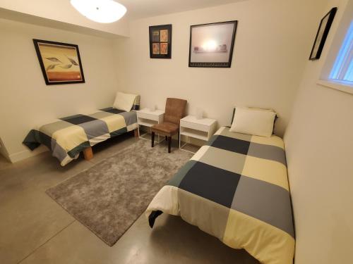 Ένα ή περισσότερα κρεβάτια σε δωμάτιο στο Forest Hills