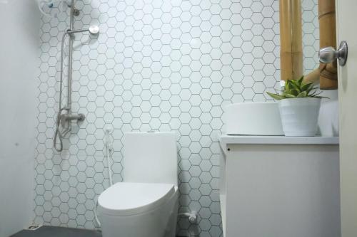 Koupelna v ubytování Hidden Reef Retreat