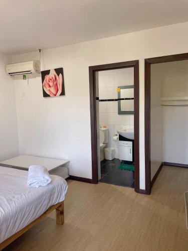 Ένα ή περισσότερα κρεβάτια σε δωμάτιο στο Hao stay