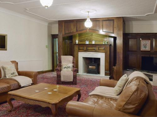 Posezení v ubytování Maes Y Wawr