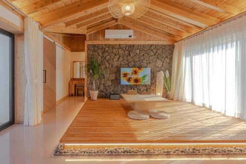 Koupelna v ubytování Jeju Stay Hyun