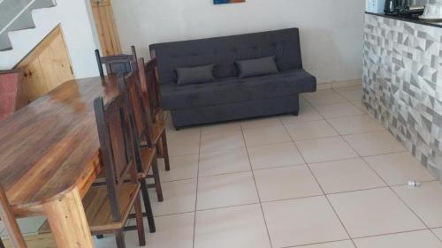 Posezení v ubytování Residencial Praia Quente casas