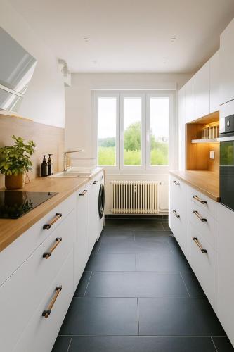 Køkken eller tekøkken på Warm & Cosy