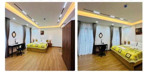 Postel nebo postele na pokoji v ubytování Lotus Homestay 2