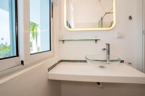 Koupelna v ubytování Piece of Paradise