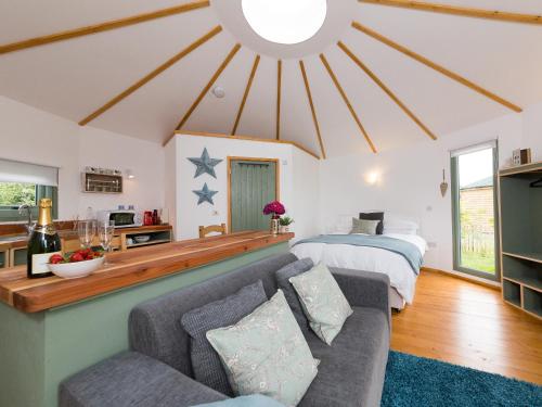 Kuchyň nebo kuchyňský kout v ubytování Bay