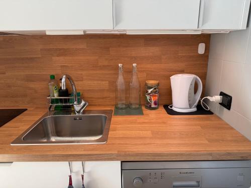 Kuchyň nebo kuchyňský kout v ubytování Carola 12