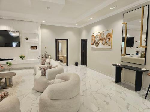 Χώρος καθιστικού στο hatta sky