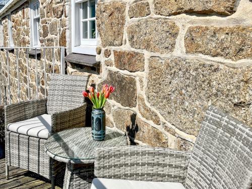 Posezení v ubytování The Basket Loft